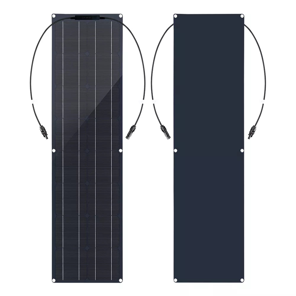 100 Watt Flexible Solar Panel Kit 12V 100W 50W High Efficiency Monocrystalline Silicon Cells PV Panels