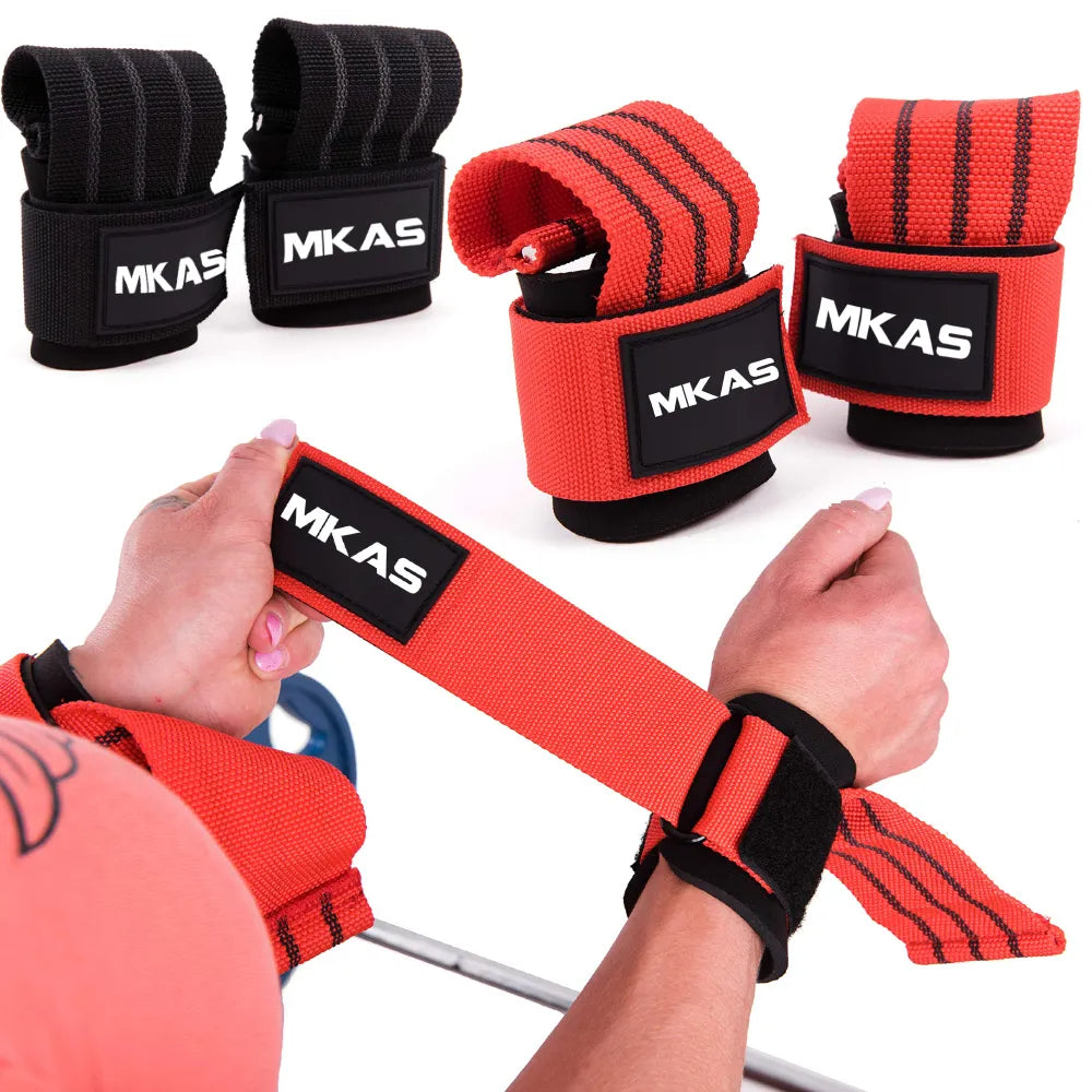 Power Lifting Straps WeightLifting Gym Gloves Deadlift Wrist Straps