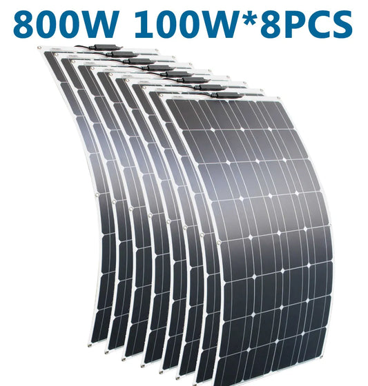 100w 200w 12v portable Solar Panel Flexible