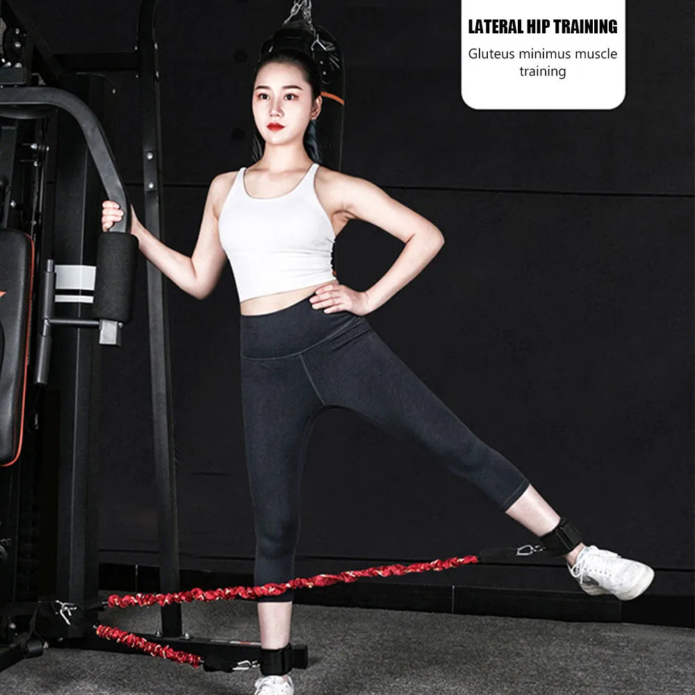 Booty Training Resistance Band Leg Hip Power Strengthen Pull Rope Belt System