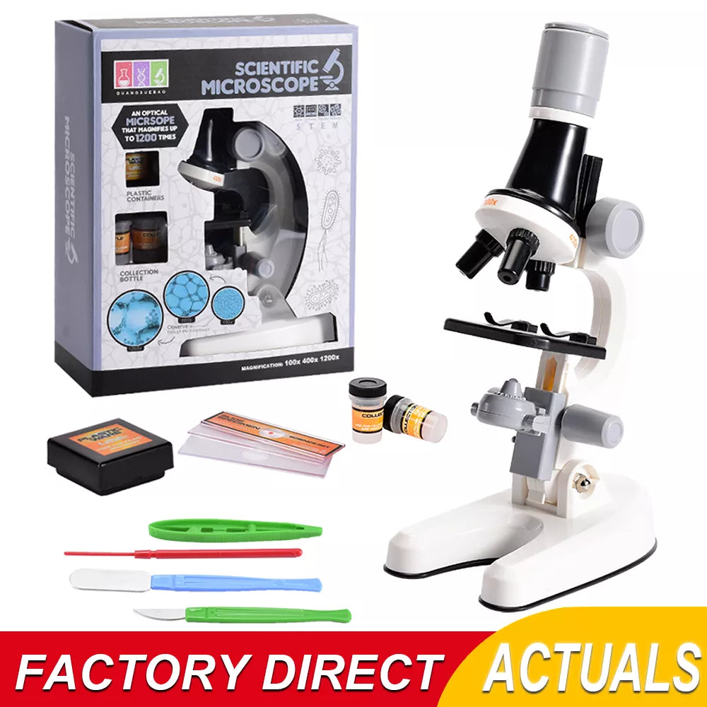 Zoom Children Microscope Biology Lab LED