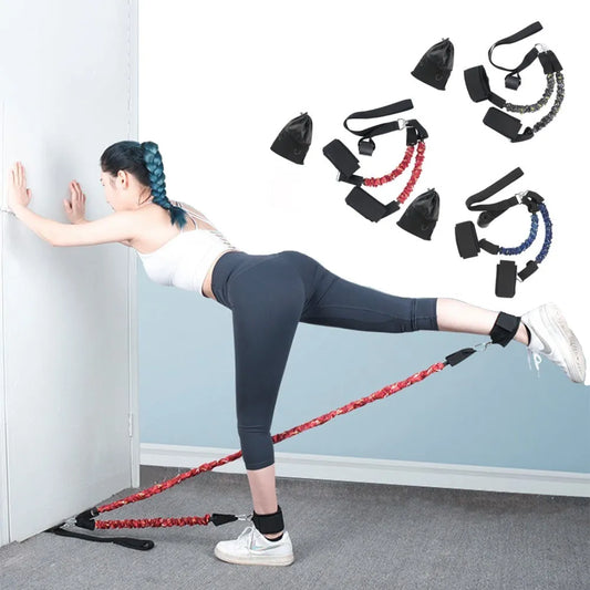 Booty Training Resistance Band Leg Hip Power Strengthen Pull Rope Belt System