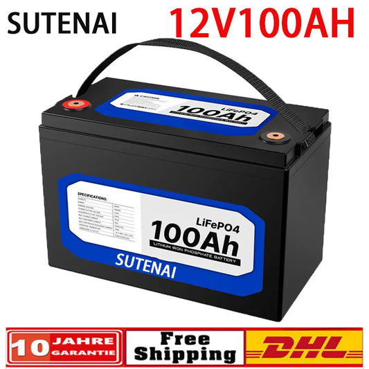 12V 100Ah Lithium Iron Phosphate Battery