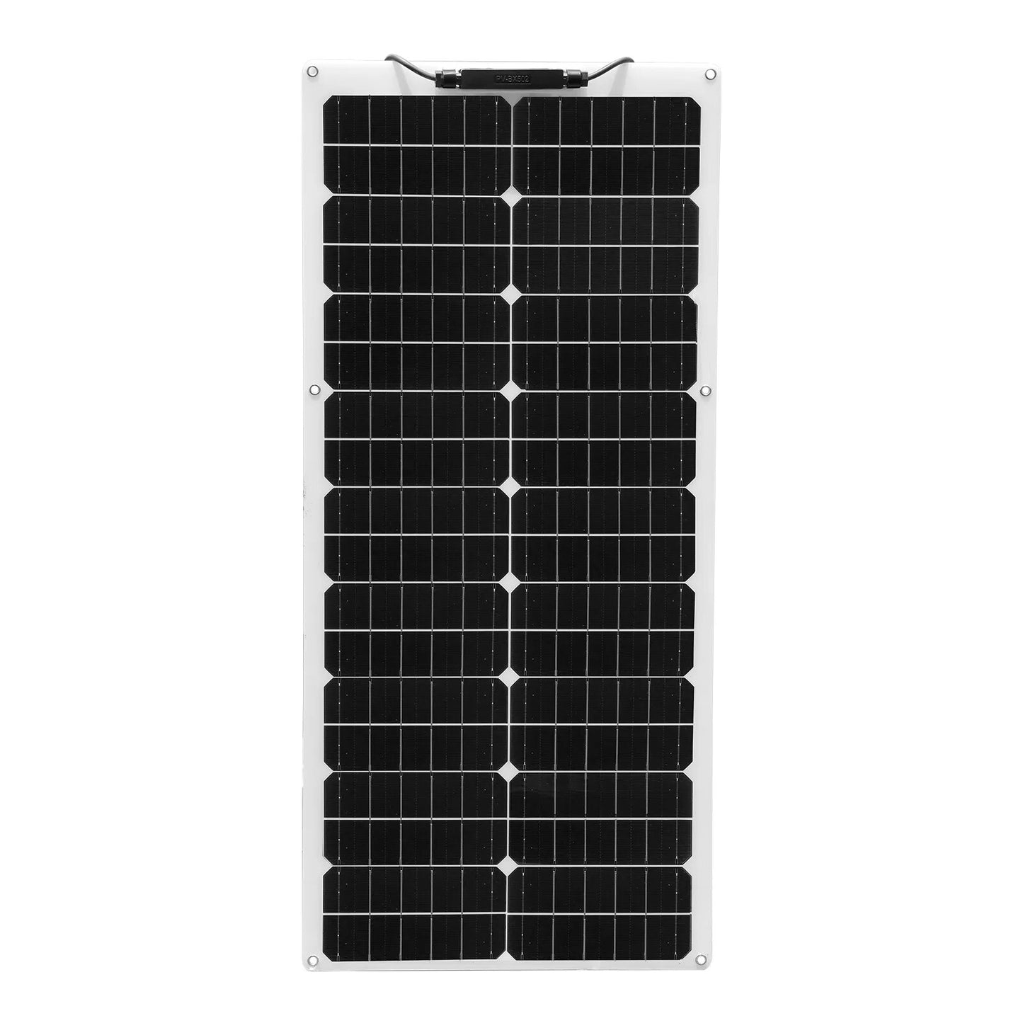 Solar Panel Kit 50W 12V Flexible Monocrystalline Photovoltaic Module Power for RV boat sailboat yacht truck car caravans battery