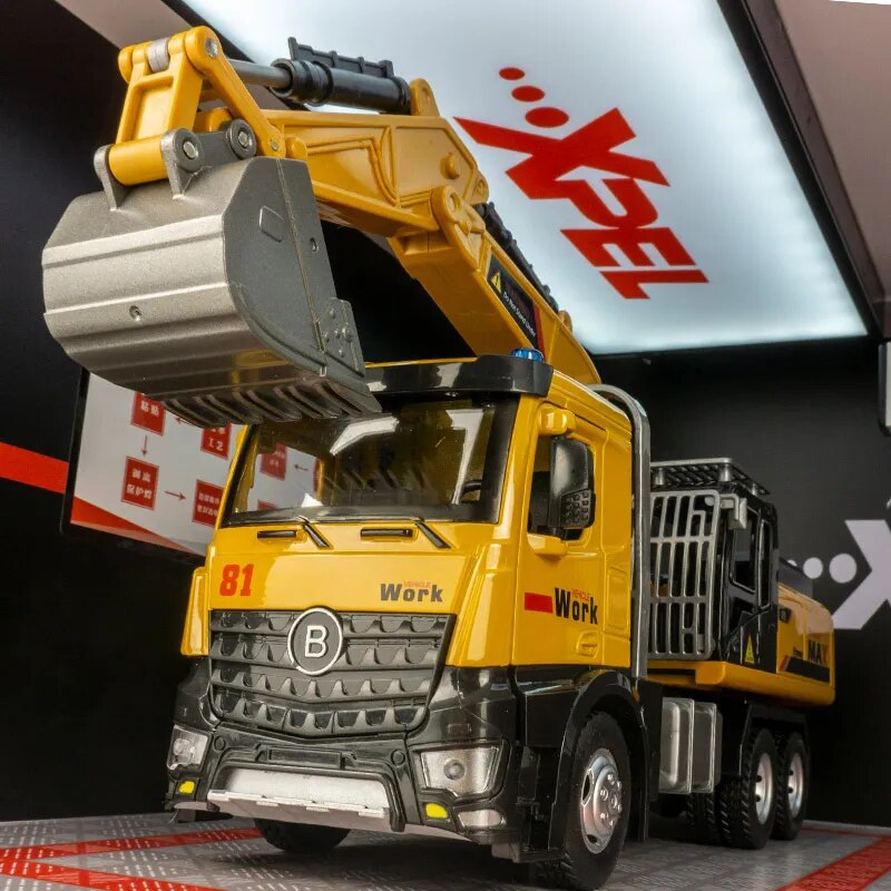 Truck Model Alloy Excavator set