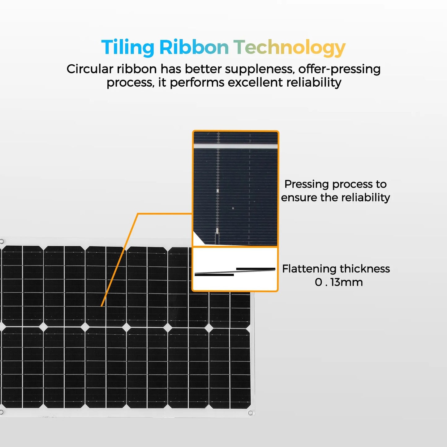 Solar Panel Kit 50W 12V Flexible Monocrystalline Photovoltaic Module Power for RV boat sailboat yacht truck car caravans battery