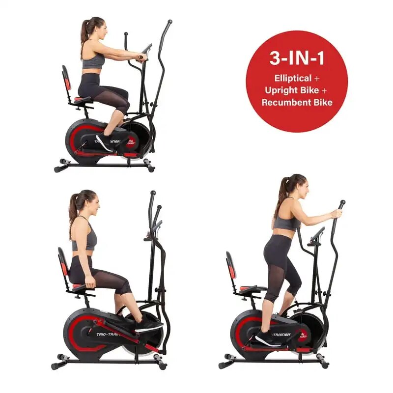 Sports 3 in 1 Trio Trainer Home Gym Cardio Exercise Fitness Machine