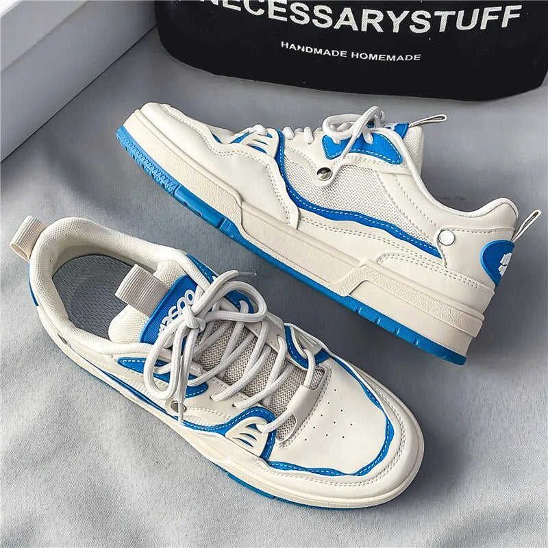 New Vulcanized Sneakers Men Fashion Flat Canvas Shoes