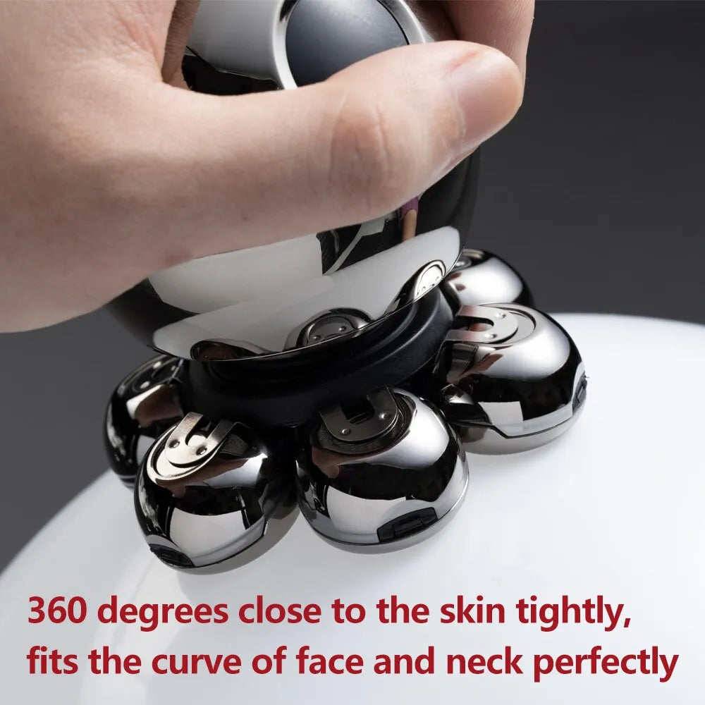 Electric Shaver 7D Floating Cutter Head Base Charging Portable