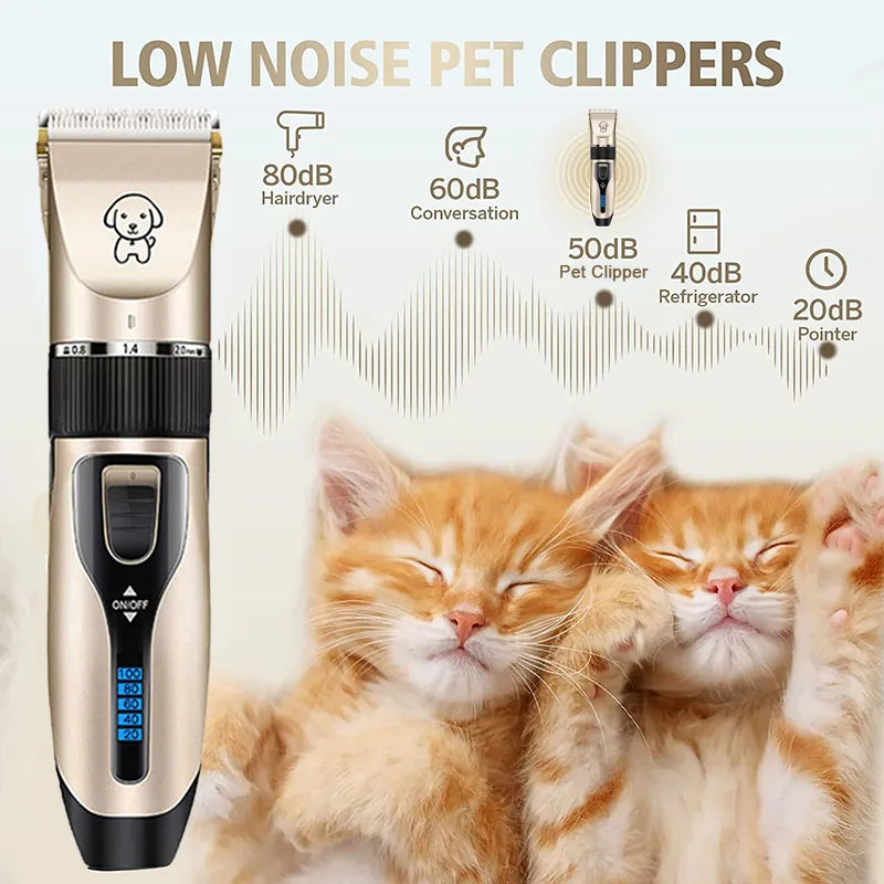 Dog Clipper Dog Hair Clippers Grooming (Pet/Cat/Dog/Rabbit) Haircut Trimmer