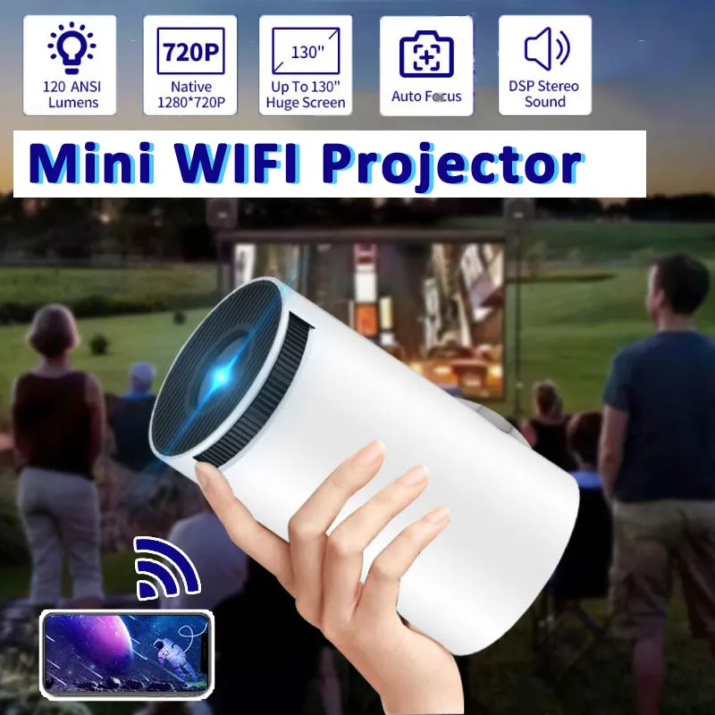 4K WIFI Projector  Smart TV Home Theater Cinema