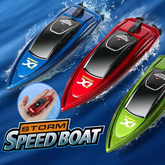 RC Boat Children's Mini Remote Control Boat Speedboat