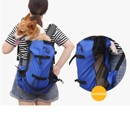 Dog Backpack Breathable Dog Bag Outdoor  Travel Bags