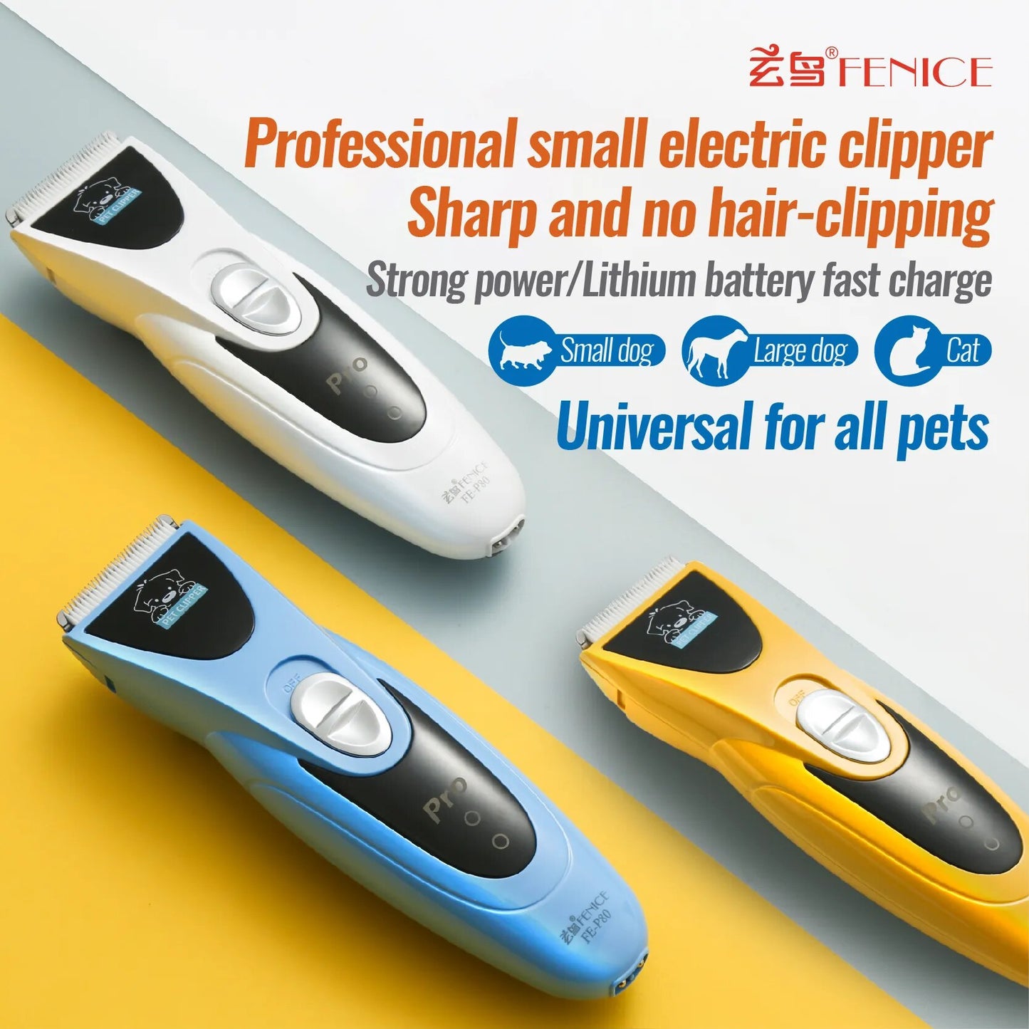 Fenice Professional Dog Cat Hair-dressing Small Electric Clipper