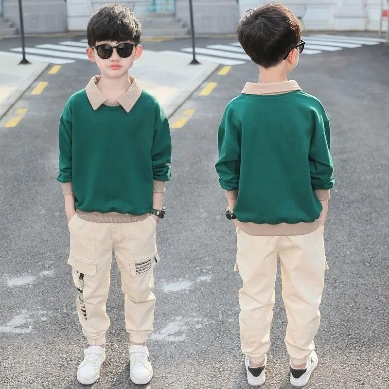 Boys Clothes Sport Suit Casual