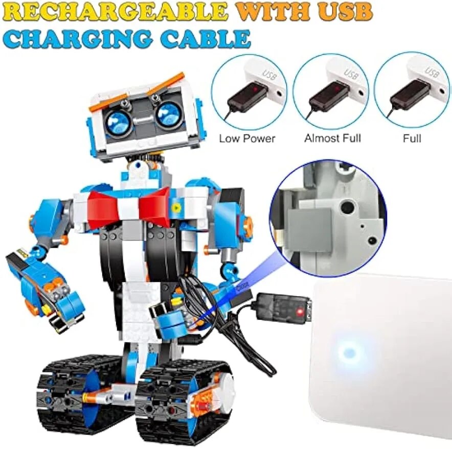 Robot Building Toys STEM Projects for Kids Remote & APP Controlled