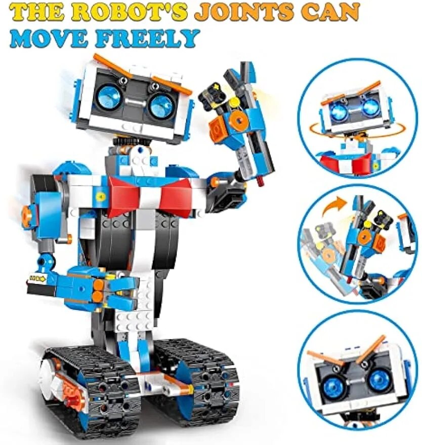 Robot Building Toys STEM Projects for Kids Remote & APP Controlled