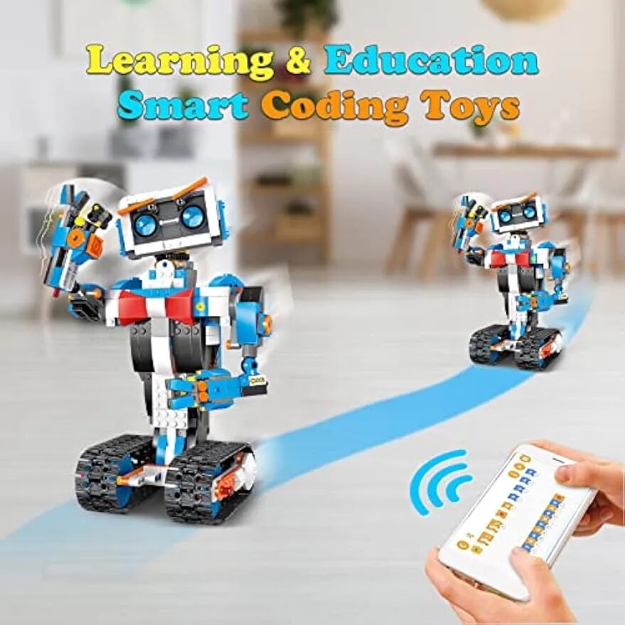 Robot Building Toys STEM Projects for Kids Remote & APP Controlled