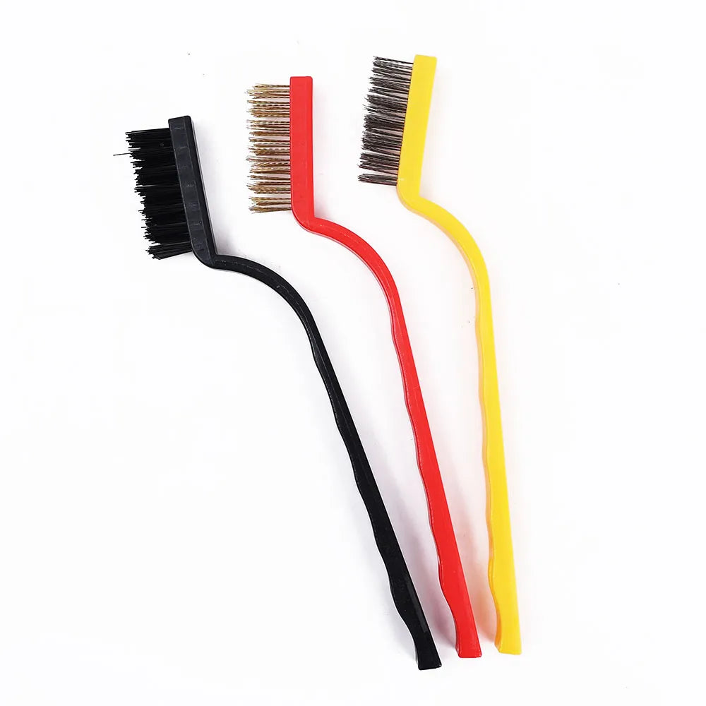 3Pcs/set Cleaning Wire Brush Kitchen Tools Stainless Steel