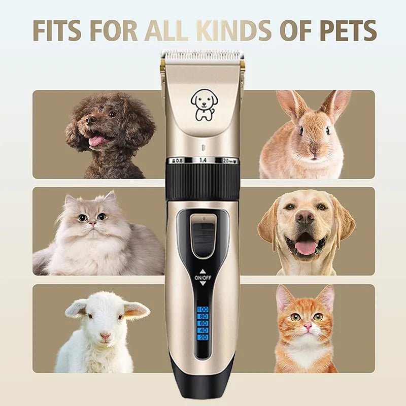 Dog Clipper Dog Hair Clippers Grooming (Pet/Cat/Dog/Rabbit) Haircut Trimmer