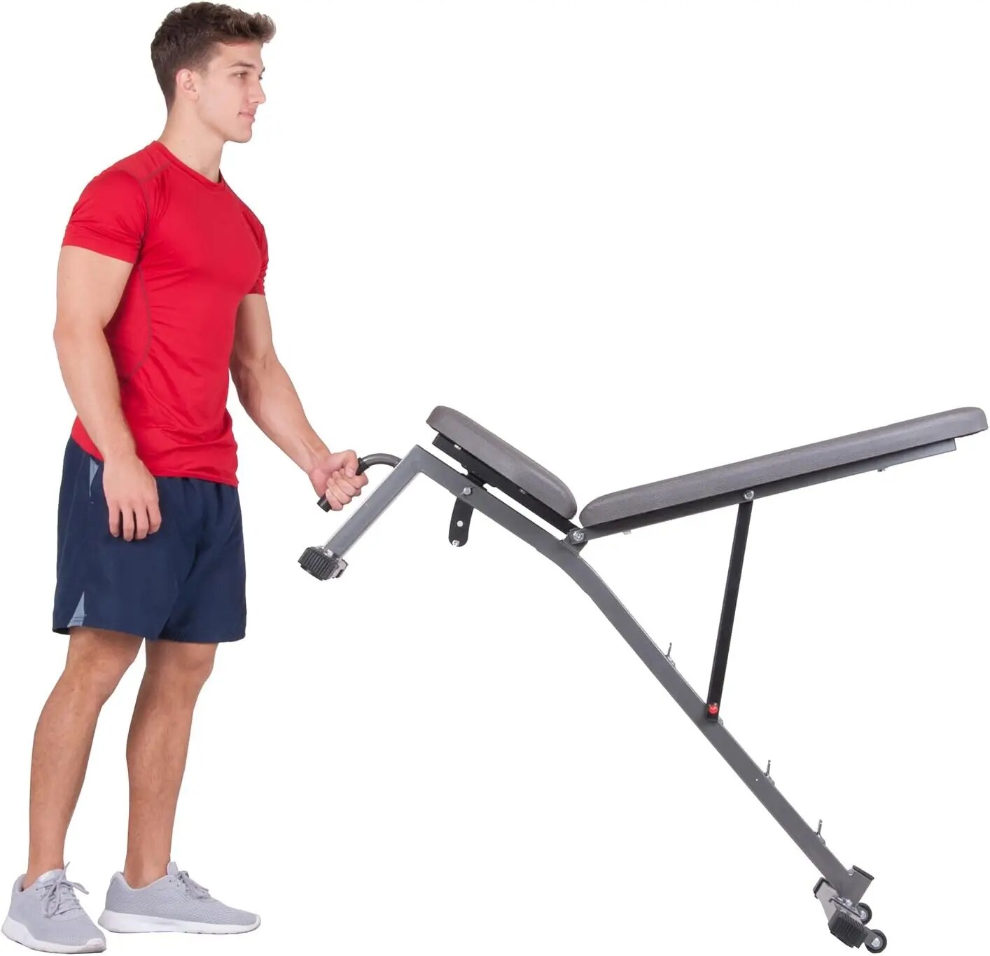 Launch Bench Set with 2-Piece Power Rack, Home Fitness Equipment