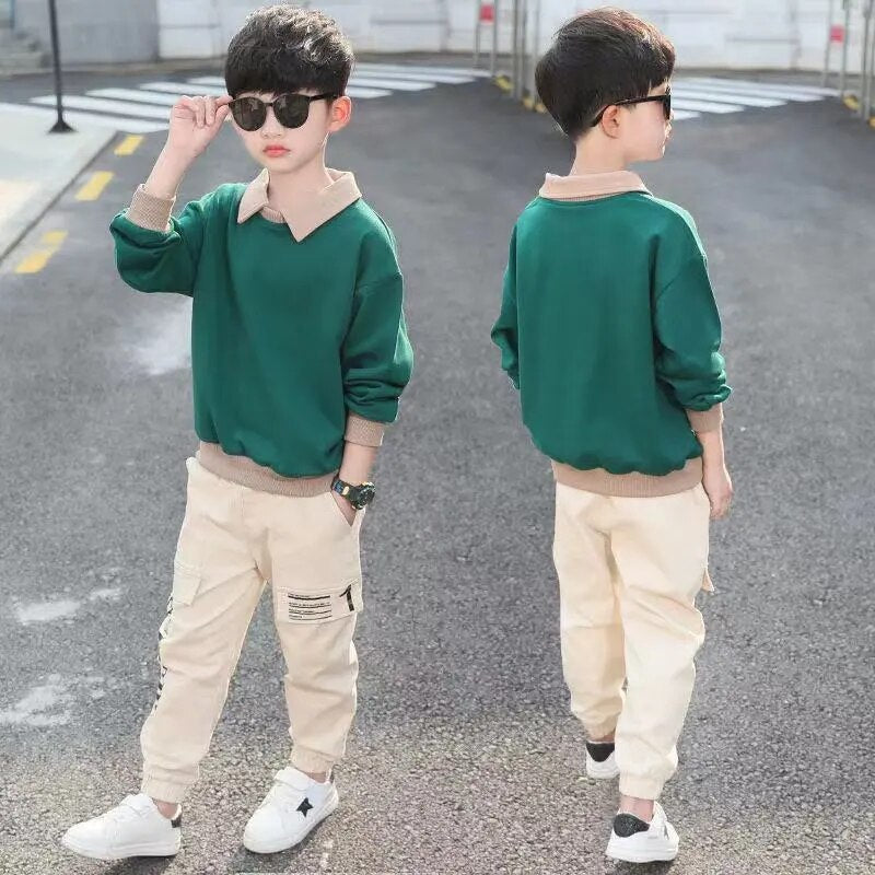 Boys Clothes Sport Suit Casual