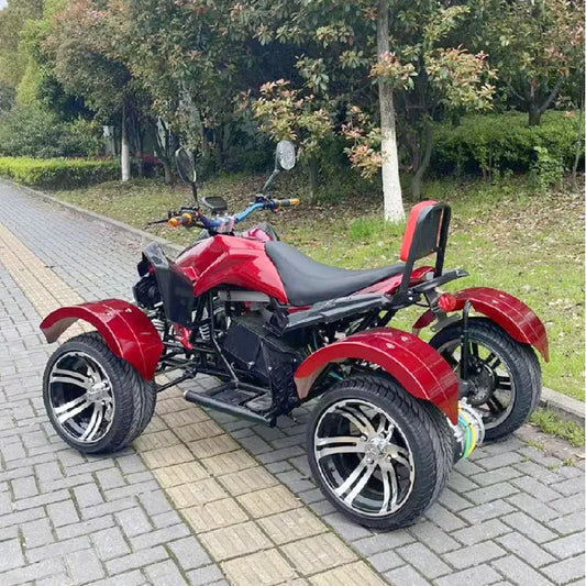 4 Wheels Motorcycle 4 Wheeler Quads 72V with lithium battery Electric ATV