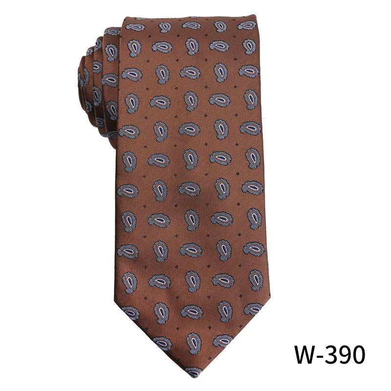 Coffee Brown Mens Necktie Fashion Luxury Business Tie