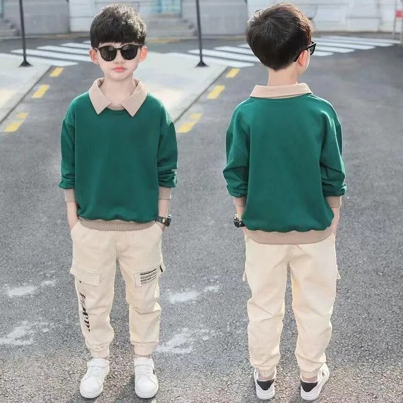 Boys Clothes Sport Suit Casual