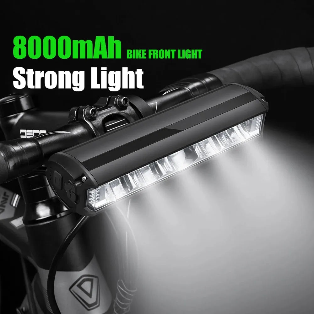 TOPRIDER 900 2600LM Bike Bicycle Light USB LED Rechargeable Set