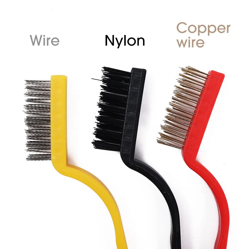 3Pcs/set Cleaning Wire Brush Kitchen Tools Stainless Steel