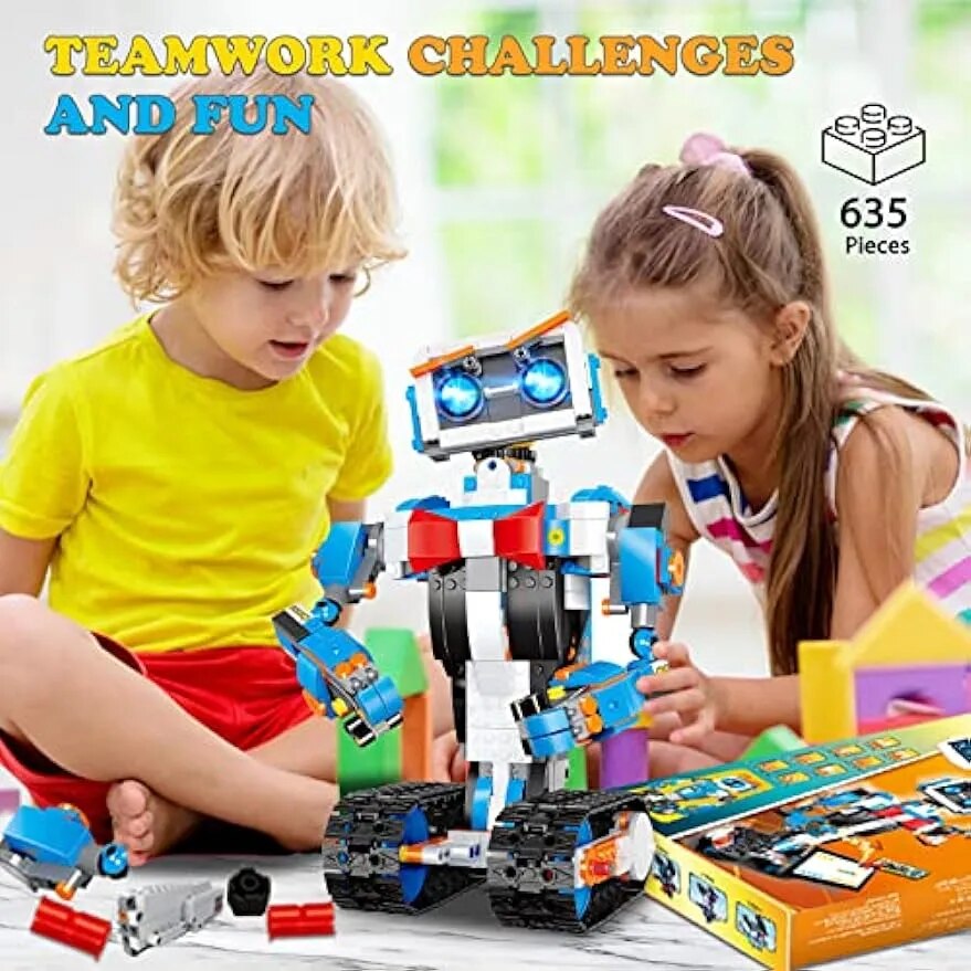 Robot Building Toys STEM Projects for Kids Remote & APP Controlled